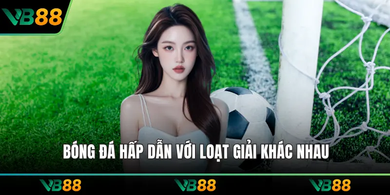 Bóng đá hấp dẫn với loạt giải khác nhau