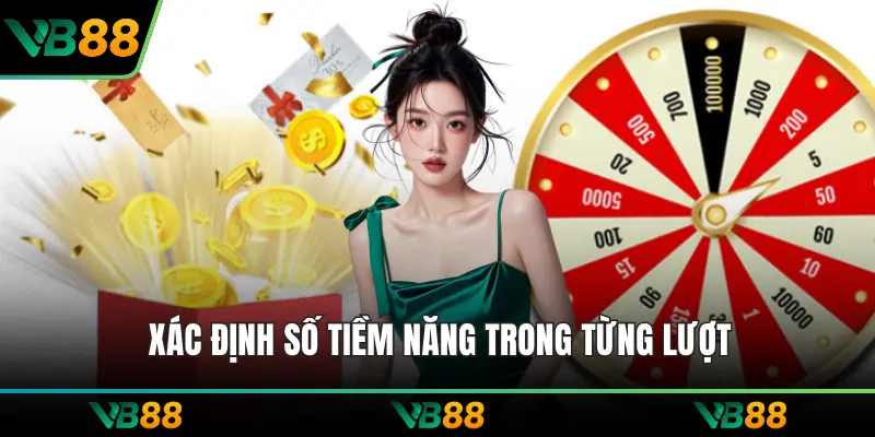 Xác định số tiềm năng trong từng lượt